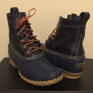 Size 8 navy blue LL Bean boots